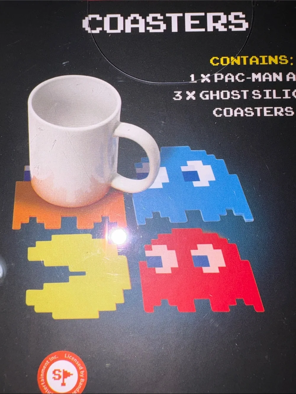 Pac-Man Silicone Coaster Set by Paladone